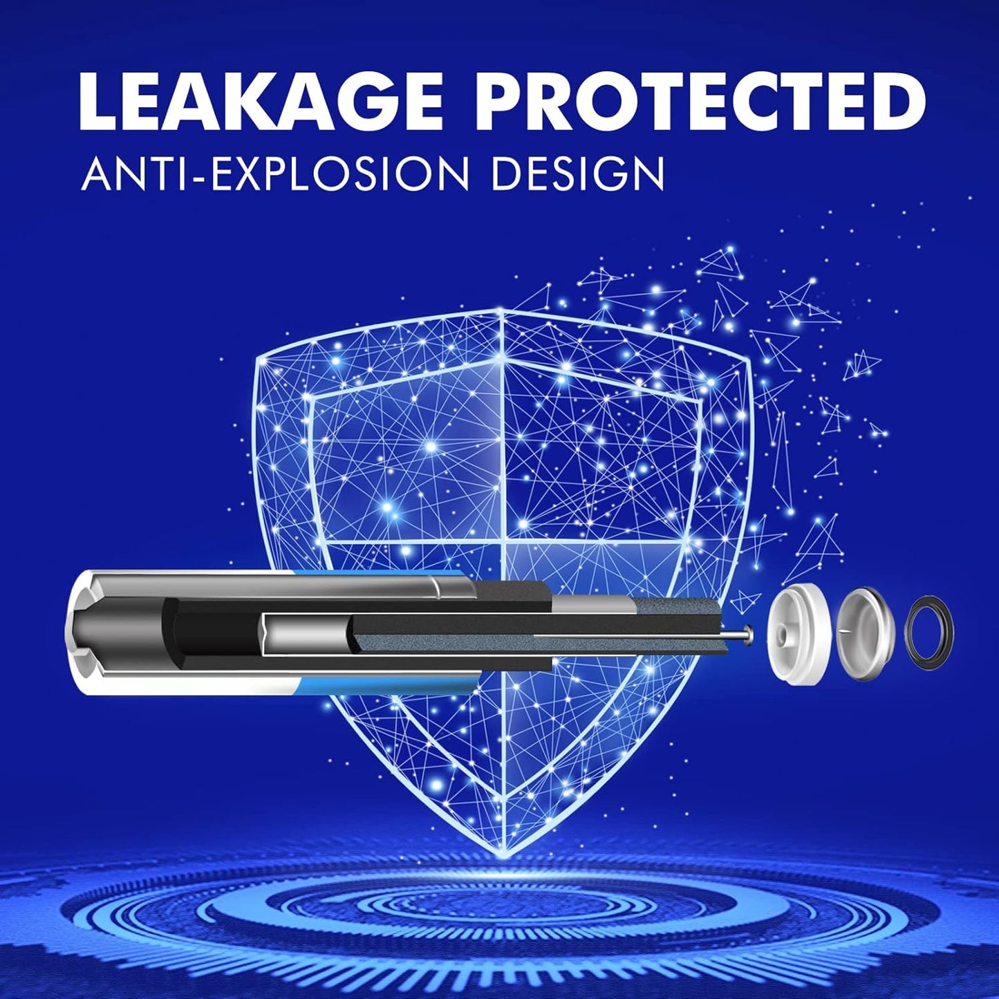 - Premium Grade AA Batteries - (48 Pack) - Alkaline Double a Battery - Ultra Long-Lasting, Leakproof 1.5V Batteries - 10-Year Shelf Life