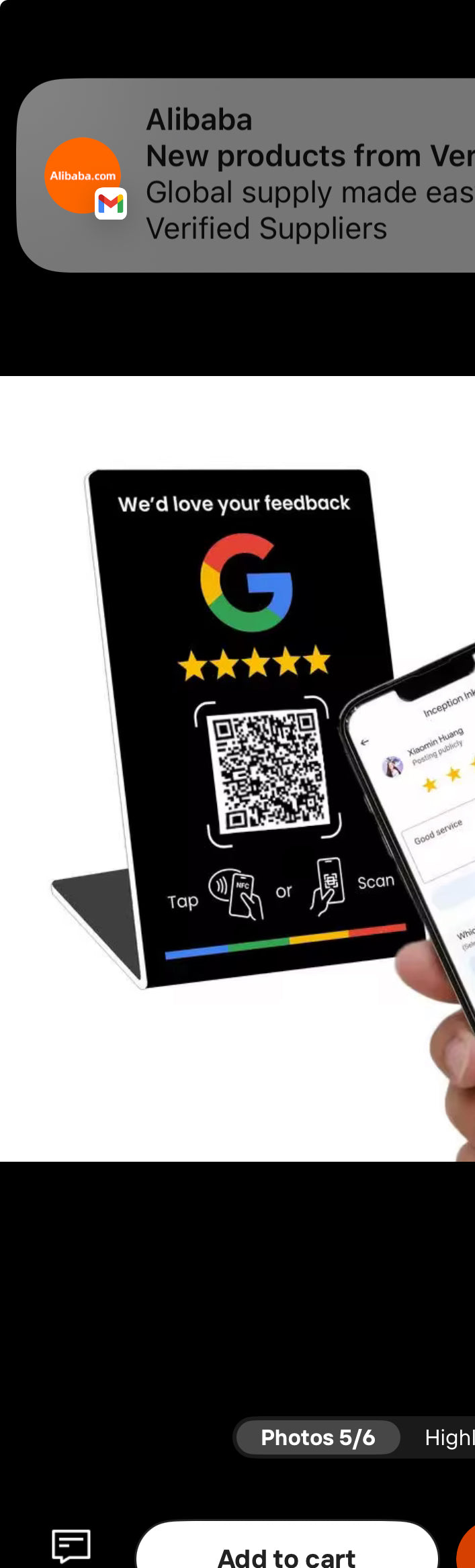 Google Review QR Scanner