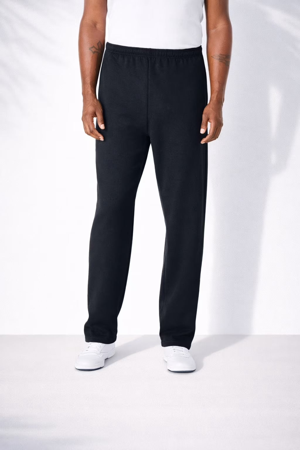 Men'S Big & Tall Men’S Big & Tall Fleece Open-Bottom Sweatpants