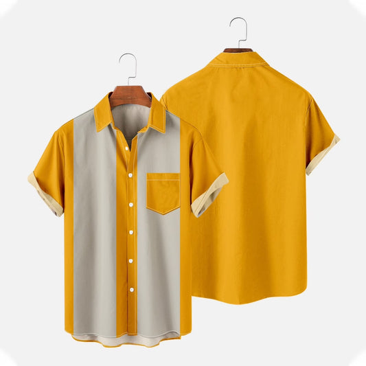 Hawaii Beach Tops for Women Vintage Tropical Print Shirt Short Sleeve Lapel Shirt Vacation Tops Blouse Swim Tops Beachwear on Clearance,Sizes S-4XL