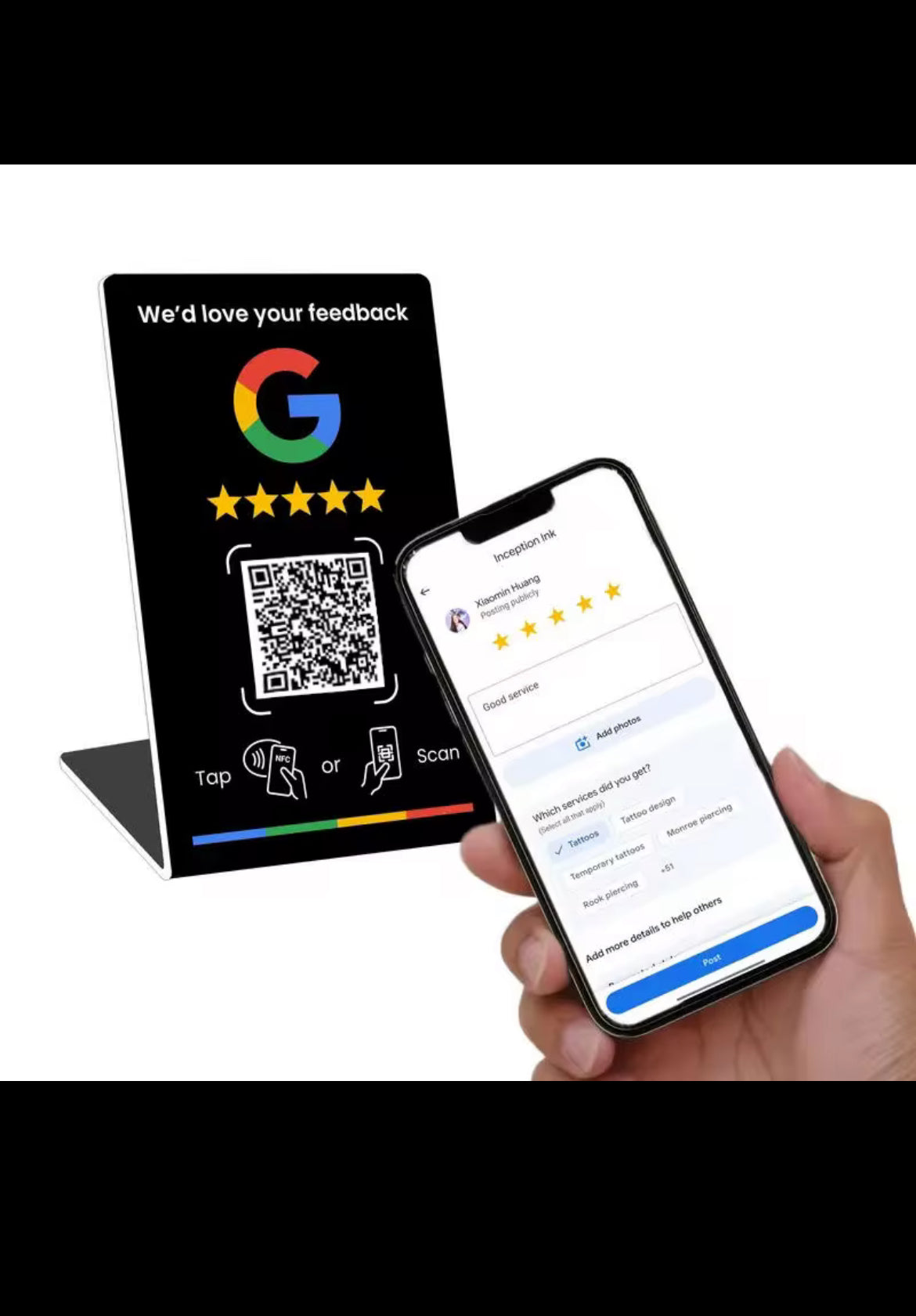 Google Review QR Scanner