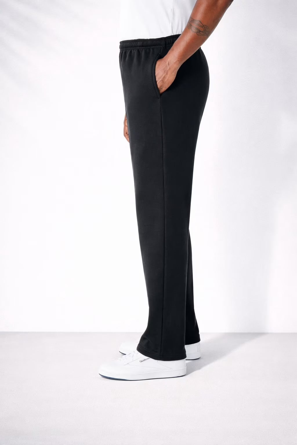 Men'S Big & Tall Men’S Big & Tall Fleece Open-Bottom Sweatpants